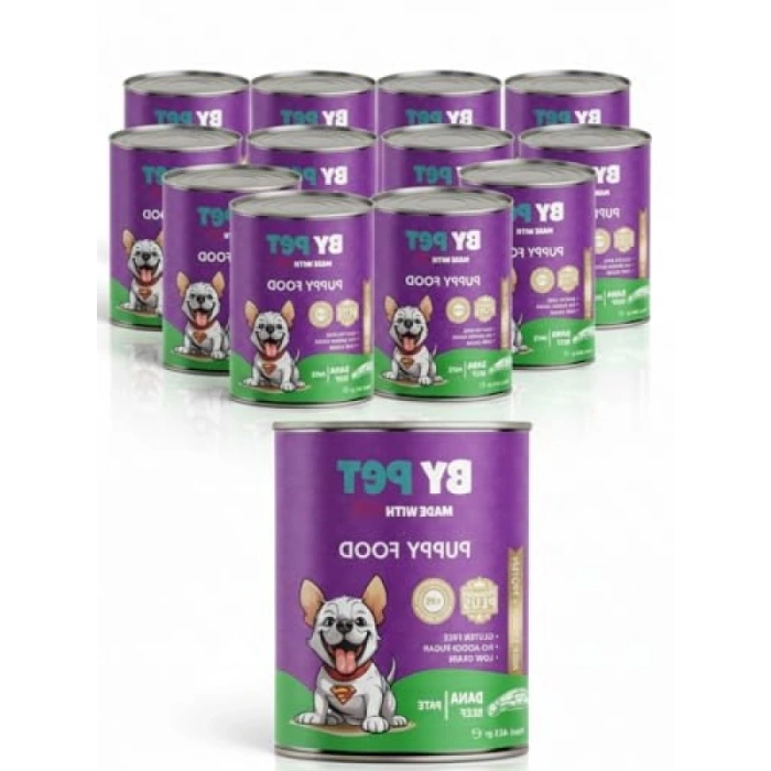 Dana Etli Konserve Yaş Mama - 415 gr x 12 Adet