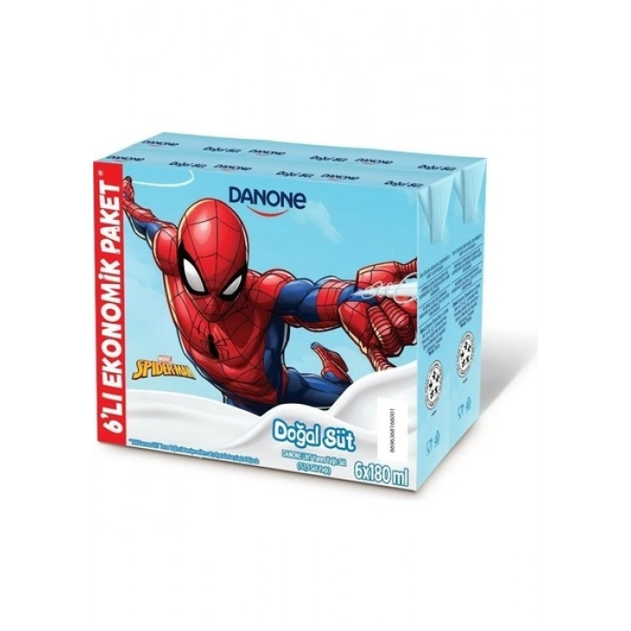 Danone Disney Yarım Yağlı Süt 6X180 ML (Karakter Seçimi Yapılamamaktadır)