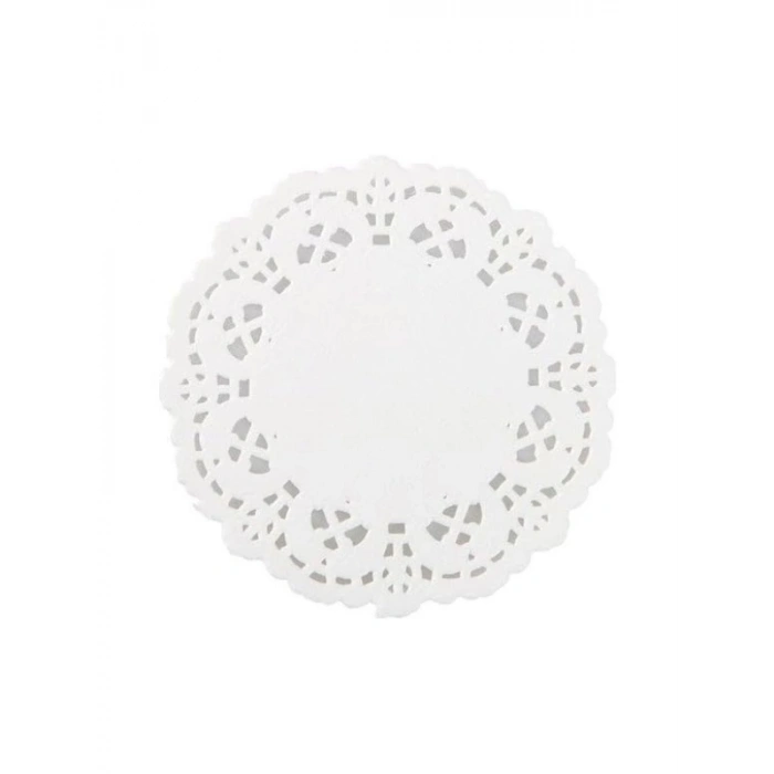 Dantel Görünümlü Kağıt Bardak Altlığı - 25 Adet