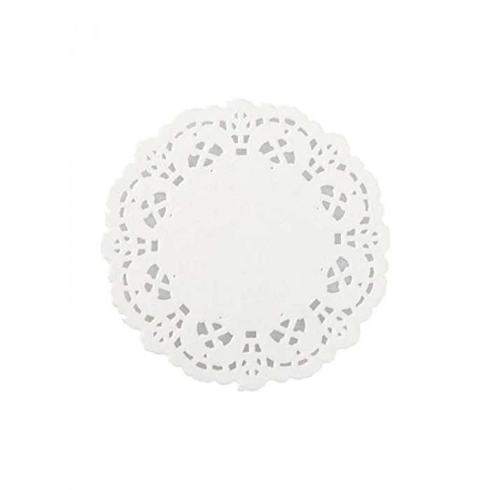 Dantel Görünümlü Kağıt Bardak Altlığı - 5 Adet
