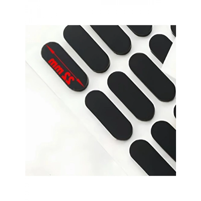 Darbe Ses Kapı Stoperi - Yapışkanlı Keçe, 22 mm, 30lu Paket