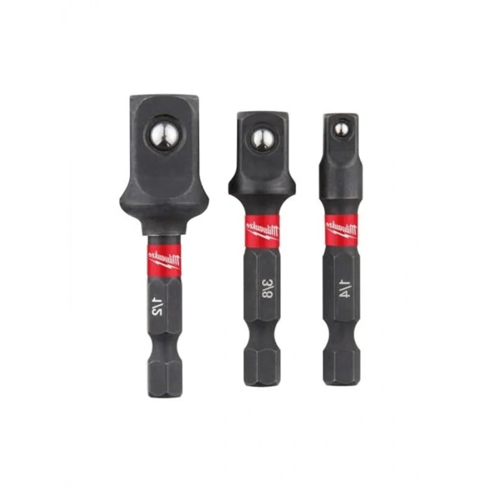 Darbe Soket Adaptör Seti, 3 Adet, Farklı Boyutlarda, Kullanım Kolaylığı