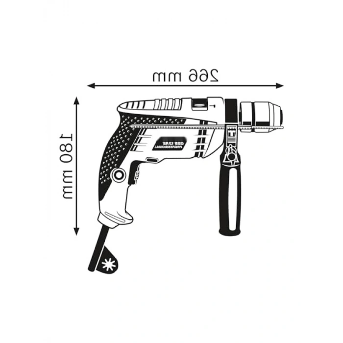Darbeli Matkap - 600 W, 1.5-13 mm Mandren Çapı