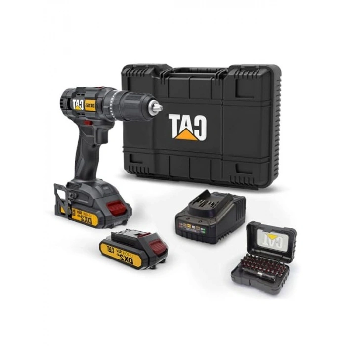 Darbeli Matkap ve 32 Parça Vidalama Uç Seti, 18 Volt