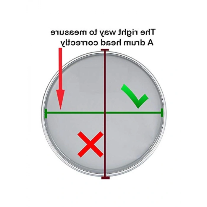 Darbuka Derisi - 9 inç Skyndeep ClearTone, Sarı Duman Desenli