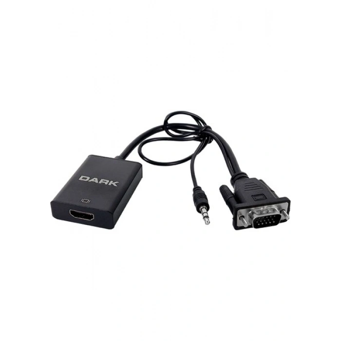 Dark Analog VGA ve SES - Dijital HDMI Dönüştürücüsü (DK-HD-AVGAXHDMI2)