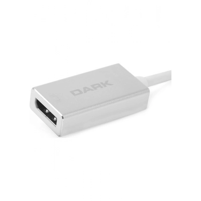 DARK DK-AC-U31XDP TYPE-C - DISPLAYPORT ÇEVİRİCİ ADAPTÖR ALÜMİNYUM