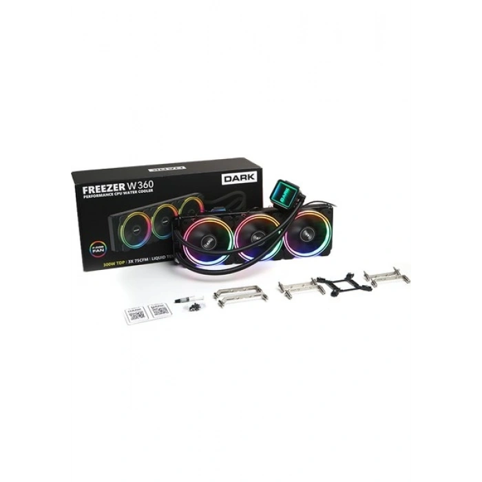 Dark DKCCW360 AquaForce W360 360mm Fixed RGB LEDli Sıvı Soğutma