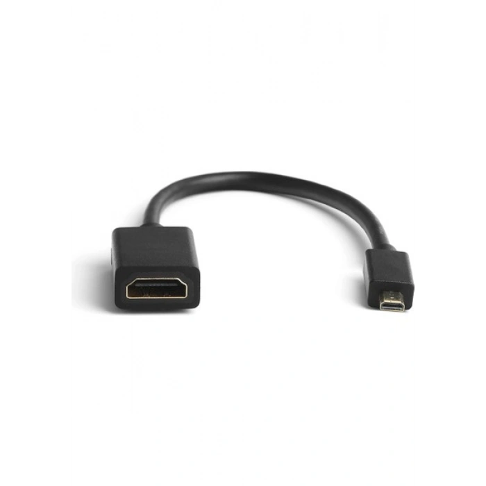 Dark Micro HDMI to HDMI (Dişi), Altın Uçlu Dönüştücü Kablo (DK-HD-AHDMIXMICRO2)