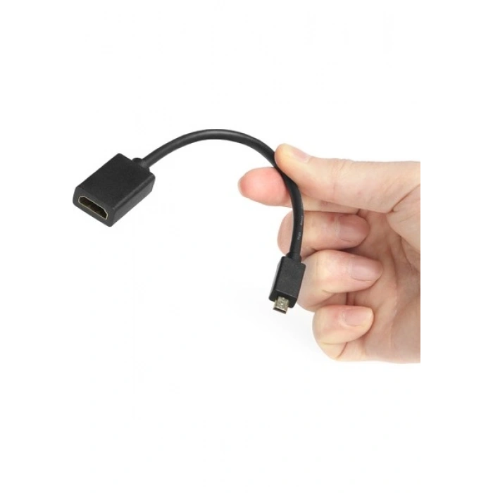 Dark Micro HDMI to HDMI (Dişi), Altın Uçlu Dönüştücü Kablo (DK-HD-AHDMIXMICRO2)