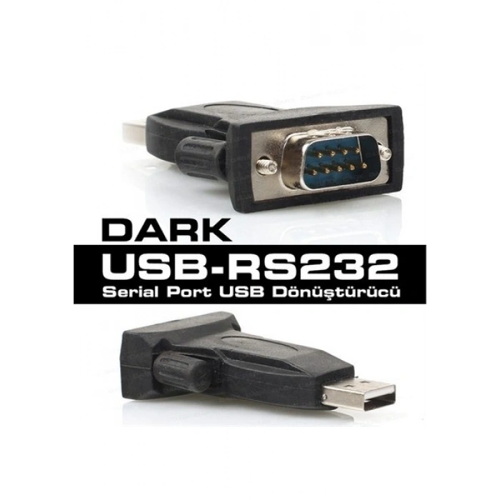 Dark Profesyonel Usb 2.0- Rs232 Dönüştürücü Kablo