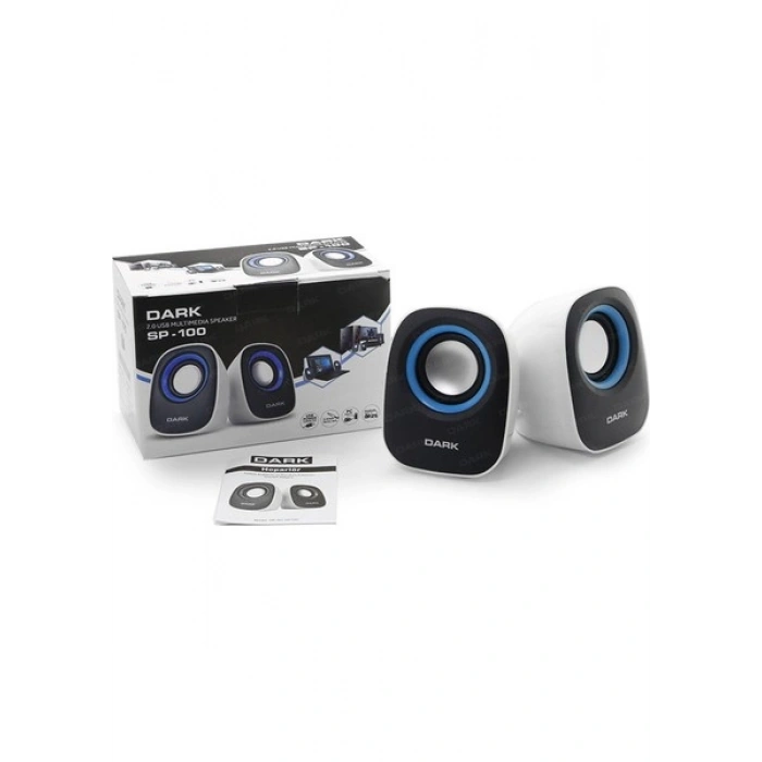 Dark SP100B 1+1 Multimedia USB Speaker Siyah