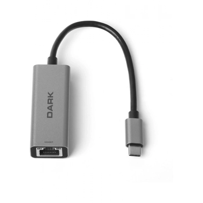Dark USB 3.1 Type-C Gigabit 10/100/1000 Lan Ethernet Dönüştürücü Adaptör (DK-AC-U31X3GL2)