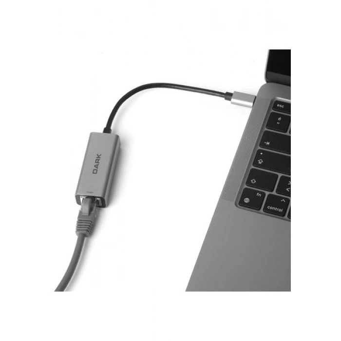Dark USB 3.1 Type-C Gigabit 10/100/1000 Lan Ethernet Dönüştürücü Adaptör (DK-AC-U31X3GL2)