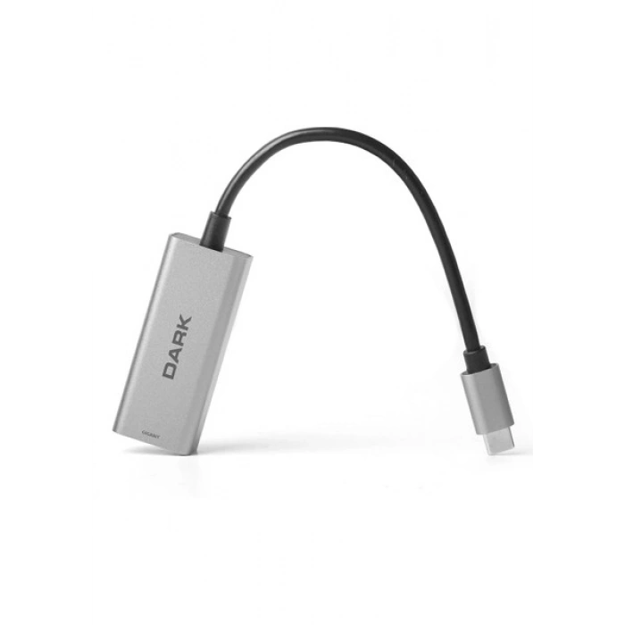 Dark USB 3.1 Type-C Gigabit 10/100/1000 Lan Ethernet Dönüştürücü Adaptör (DK-AC-U31X3GL2)
