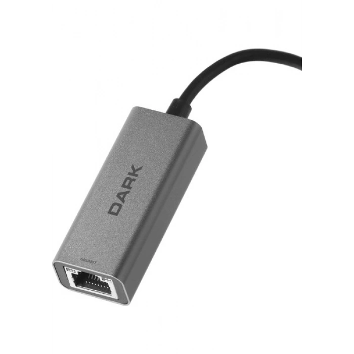 Dark USB 3.1 Type-C Gigabit 10/100/1000 Lan Ethernet Dönüştürücü Adaptör (DK-AC-U31X3GL2)