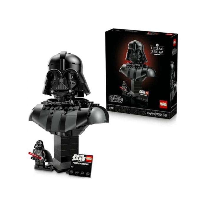 Darth Vader Temalı Yaratıcı Model Yapım Seti, 349 Parça ile Stant ve Minifigür