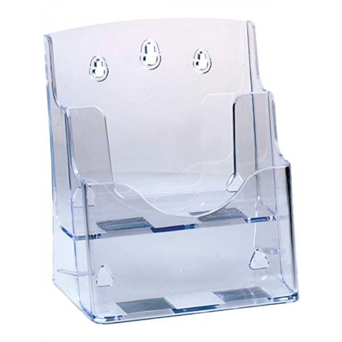 Dayanıklı 2 Katlı Şeffaf Brosur Stant - A5 Boyut