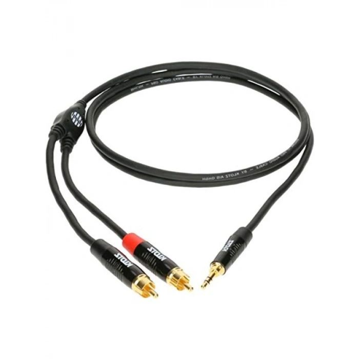 Dayanıklı 3,5mm Stereo Jak Takı 2 RCA 1,5 m