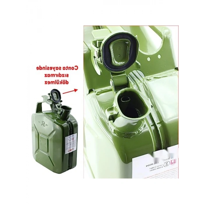 Dayanıklı 5 LT Benzin ve Mazot Taşıma Bidonu