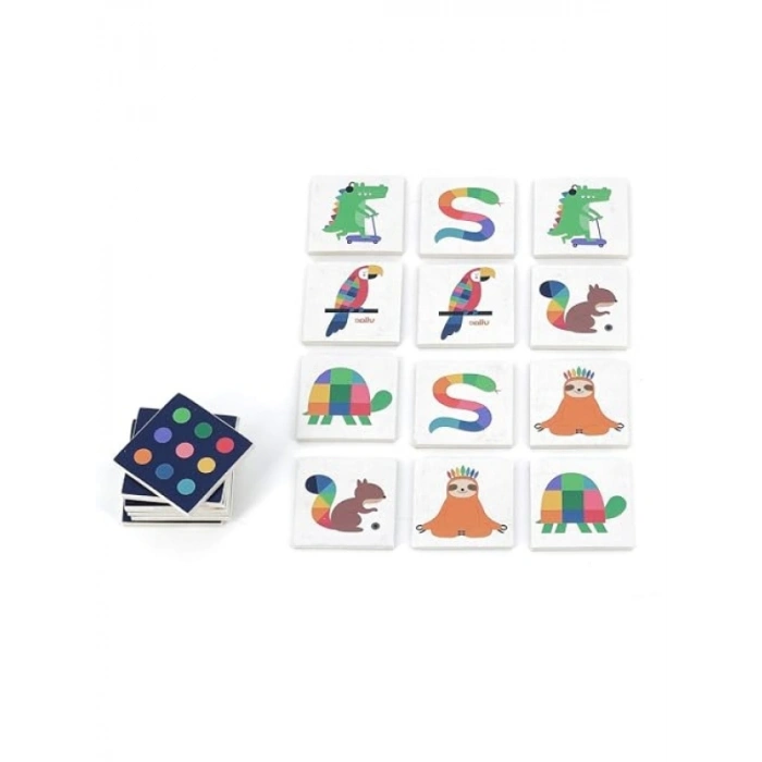 Dayanıklı Ahşap Hafıza Oyunu