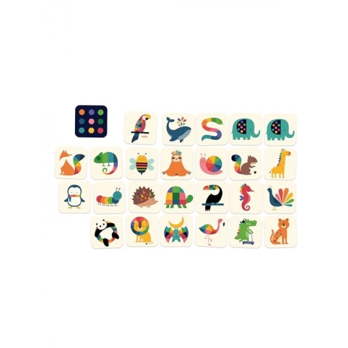 Dayanıklı Ahşap Hafıza Oyunu