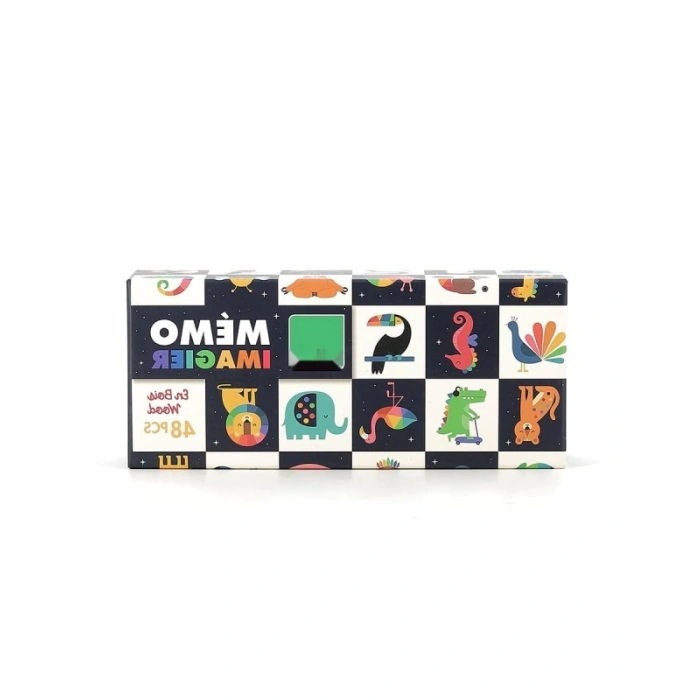 Dayanıklı Ahşap Hafıza Oyunu