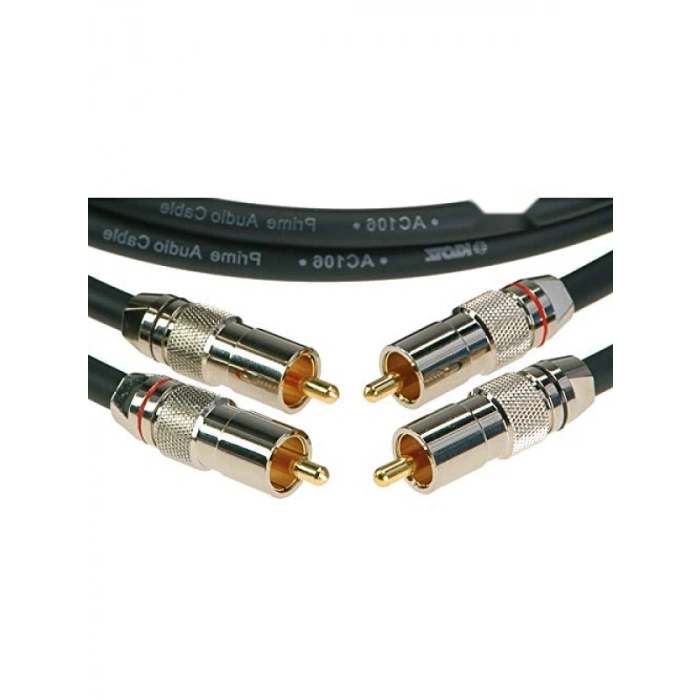 Dayanıklı Altın Uçlu RCA Ses Kablosu (0,9m)