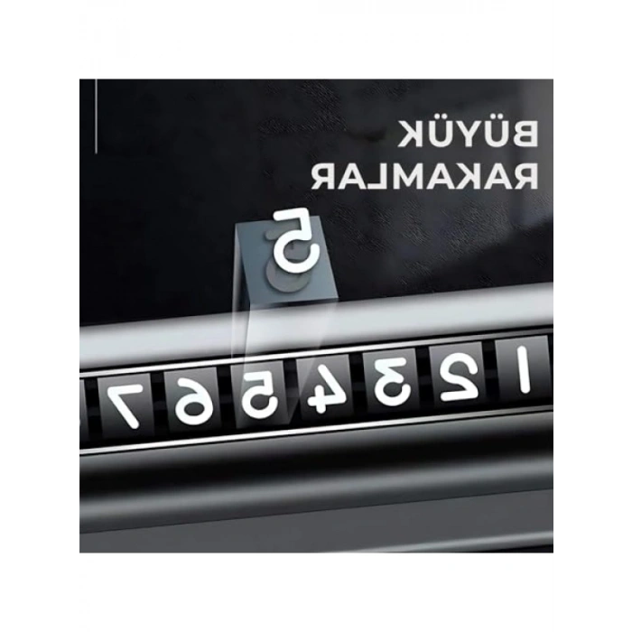 Dayanıklı Araç İçi Park Telefon Numarası Numaratörü