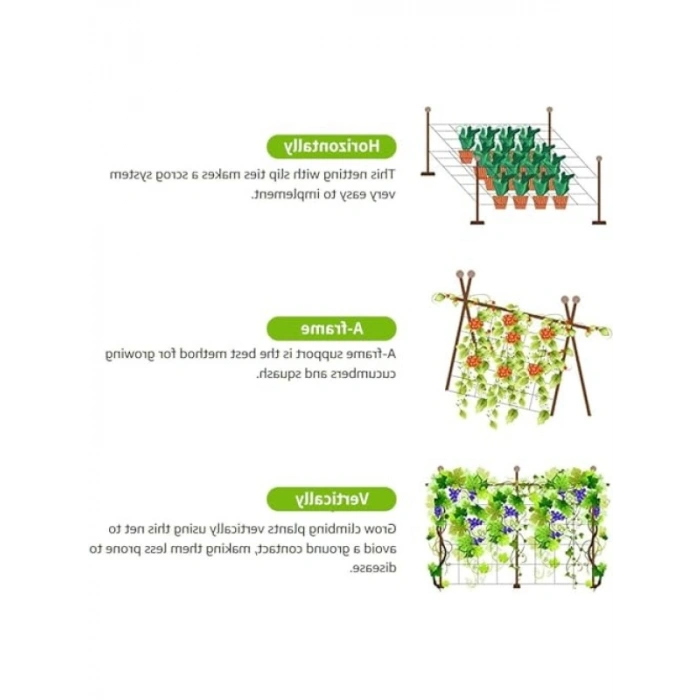 Dayanıklı Bahçe Kafes Filesi - 1.8m x 2.7m