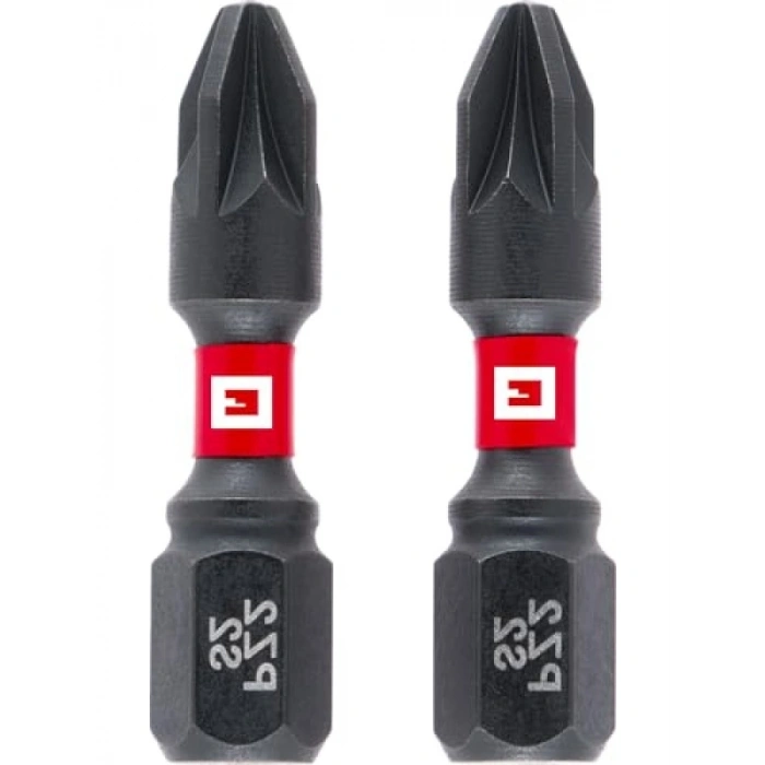 Dayanıklı Çift Torsiyonlu Darbeli Bit Seti, 2 Parça, 30 mm, PZ2