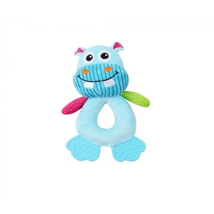 Dayanıklı Hipopotam Şeklinde Köpek Oyuncağı