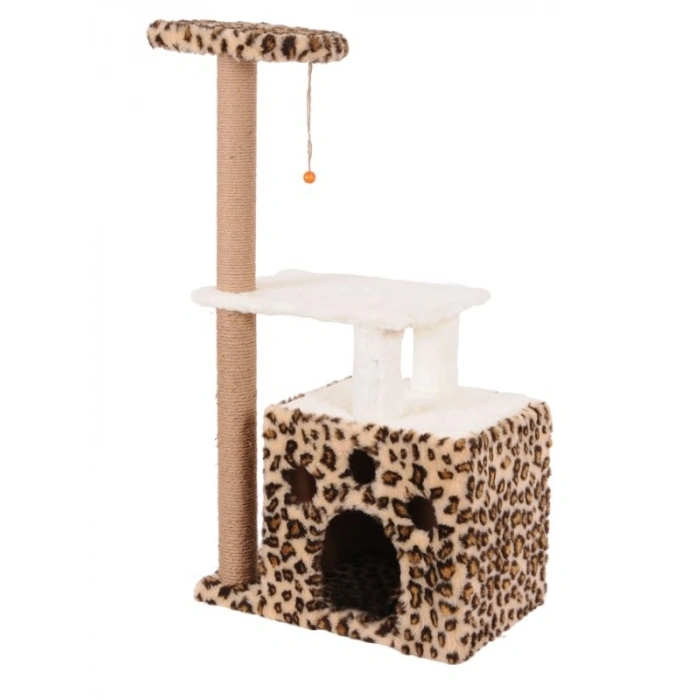 Dayanıklı Kedi Tırmalama Yüzeyi, Leopar Desenli