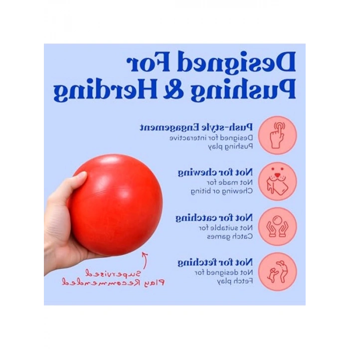 Dayanıklı Kırmızı Top - 25,4 cm, Eğlenceli Oyun Arkadaşınız