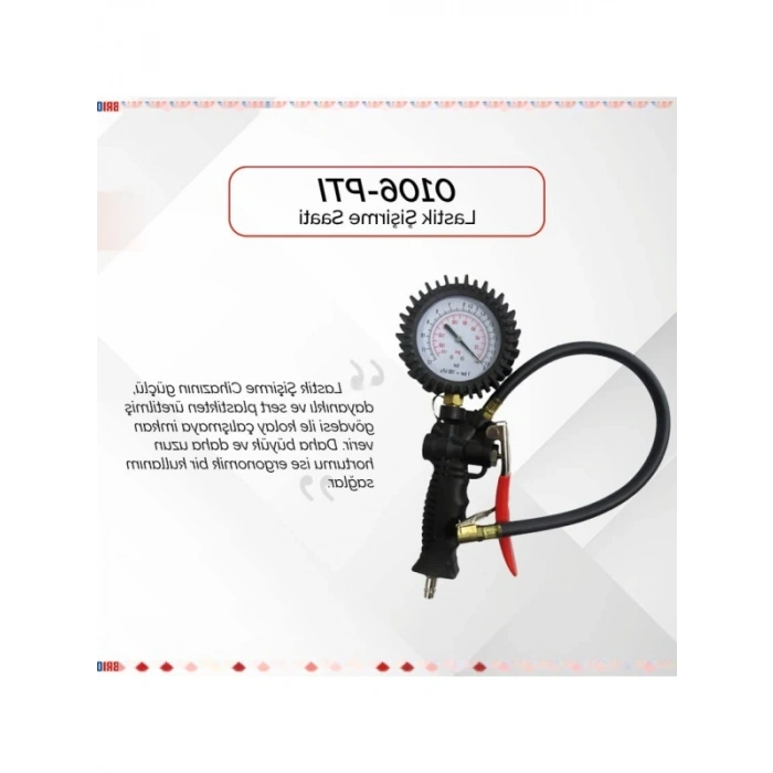 Dayanıklı Lastik Şişirme Saati