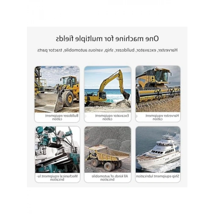 Dayanıklı Metal Gövdeli Gres Yağı Pompası Tabancası