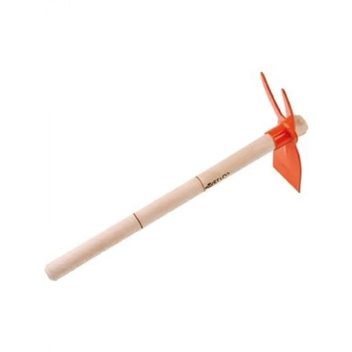 Dayanıklı metal saplı bahçe çapası, ergonomik ahşap sap, toprak havalandırma aracı