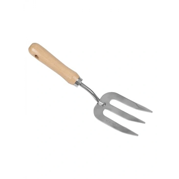 Dayanıklı Paslanmaz Çelik T Saplı Bahçe El Çatalı