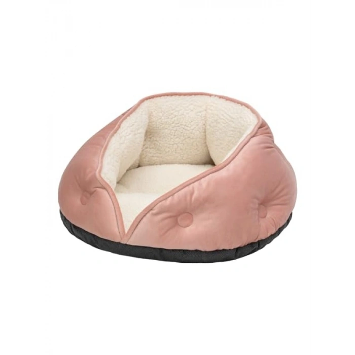 Dayanıklı Pudra Pembe Kedi ve Köpek Yatağı 50 cm