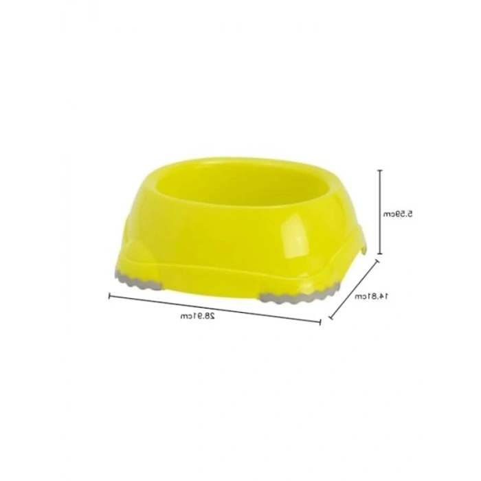 Dayanıklı Sarı Mama ve Su Kabı - Smarty Mama