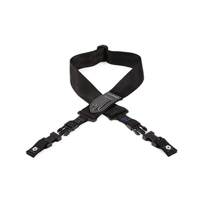 Dayanıklı Siyah Mavi Gitar Askısı, John Petrucci Tarzı