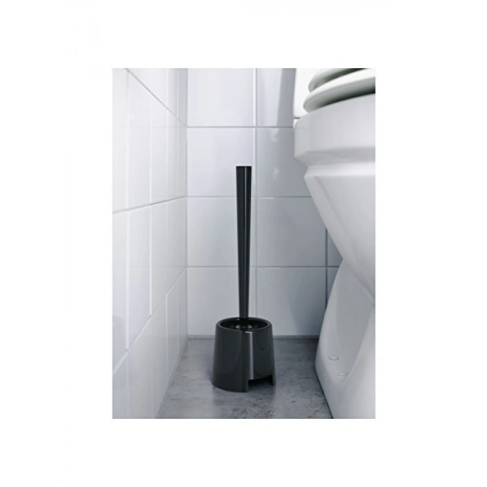 Dayanıklı Siyah Tuvalet Fırçası - Şık Tasarım