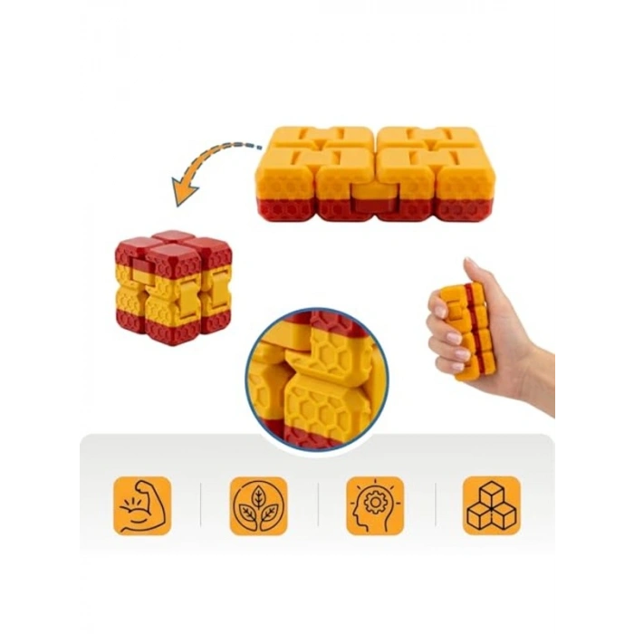 Dayanıklı Stres Küp, Konsantrasyon Aracı, Fidget Cube