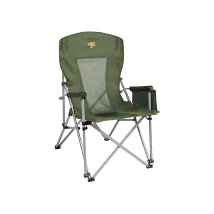 Dayanıklı ve Konforlu Kamp Sandalyesi - Haki Renk