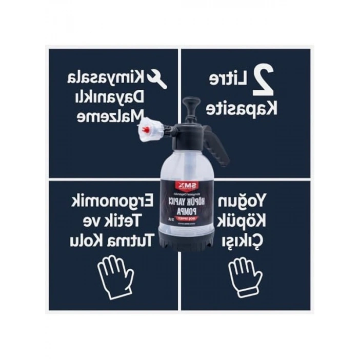 Dayanımlı Basınçlı Pompa ile 5 KG Temizleme Kimyasal Seti