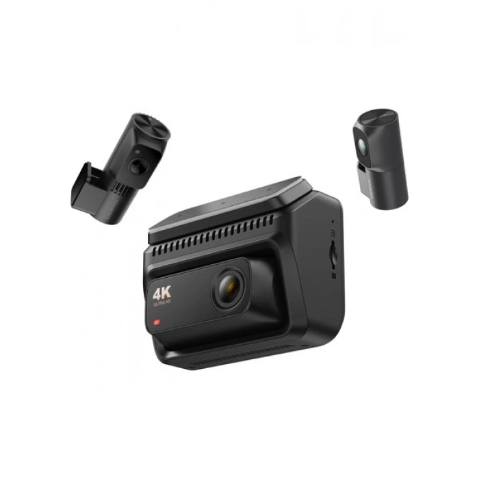 DDPAI Z60T Araç Kamerası 4K+2K+1080P 4g Gps Gece Görüş Park Modu Wifi Dashcam