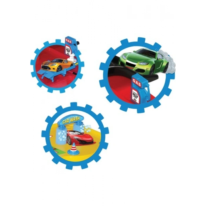 Dede 3 Katlı Garaj Oyun Seti Ve Mega Pisti 03068