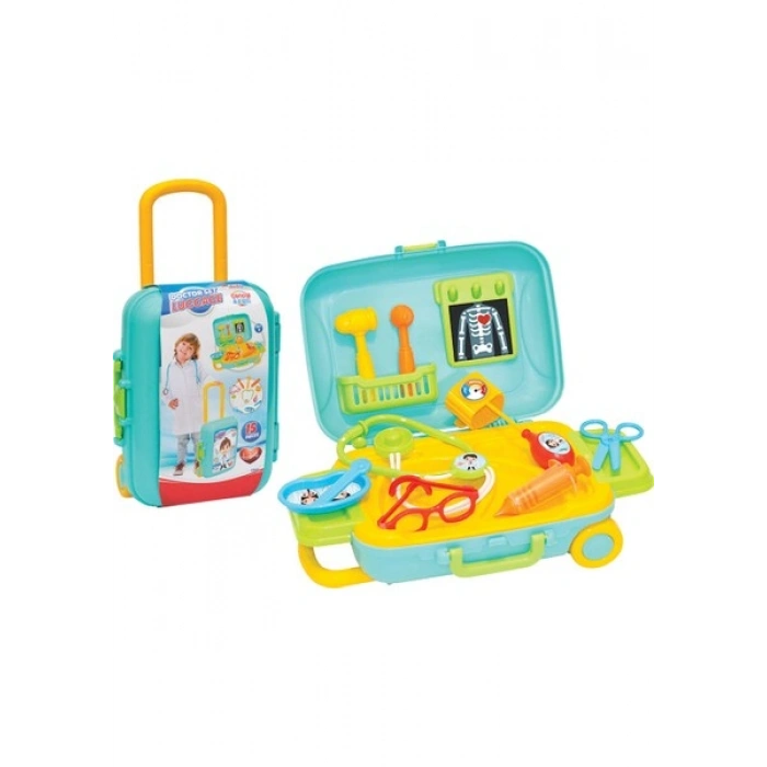 Dede Candy ve Ken Doktor Set Bavulum 15 Parça