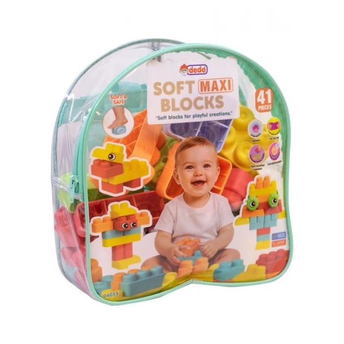 Dede Soft Maxi Bloklar 41 Parça Çanta