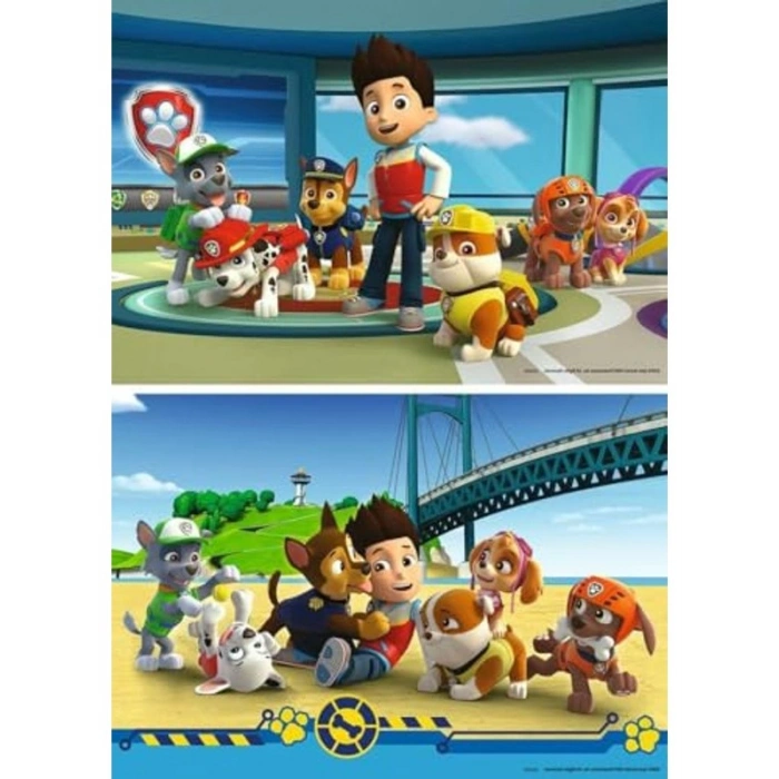 Dedektifler Temalı 2x24 Parça Puzzle, Paw Patrol
